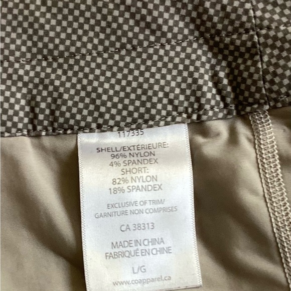 Avia athletic grey skort lg, with zipper fly and pocket, belt loops. Well made - Picture 8 of 8